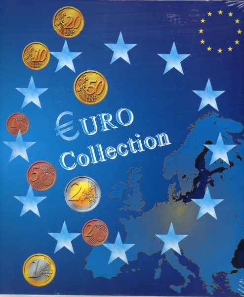 Raccoglitore Euro Collection - Banconote Turistiche Tour Ticket Completo